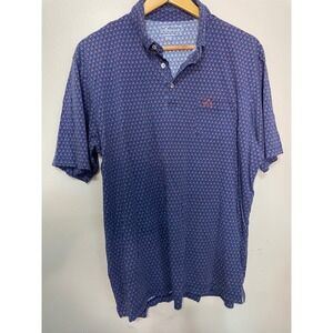 Peter Millar Polo Shirt Men's Large Prima Cotton Stretch
